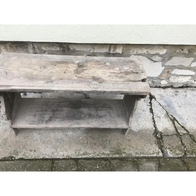 Small Country Seat Bench Original Seat Bench . All original. Small, country plank seat bench, with terrific wear from use...