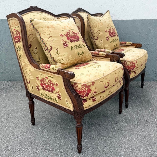 French Provincial French Provincial Roped Lounge Chairs by Taylor King - A Pair For Sale - Image 3 of 9