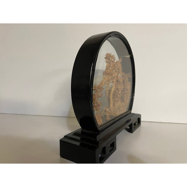 Vintage Chinese Hand Carved Cork Diorama - Mid Century For Sale In Philadelphia - Image 6 of 8