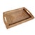 Contemporary Woven Rattan Serving Tray With Handles For Sale - Image 3 of 6
