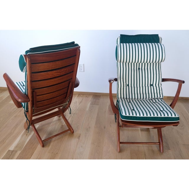 Tricomfort Madein France SOLID Rosewood Adjustable Chairs Folding Table Outdoor For Sale - Image 9 of 18