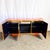 1980s Postmodern Chinoiserie Orange Lacquer Laminate Credenza For Sale - Image 4 of 9