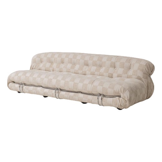Soriana Sofa attributed to Afra & Tobia Scarpa for Cassina, Italy, 1970s For Sale