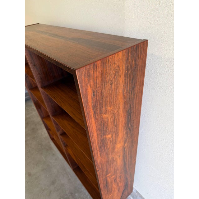 Danish Rosewood Bookcase - Mid-Century Shelving Unit With Adjustable Shelves 1960s For Sale - Image 4 of 10