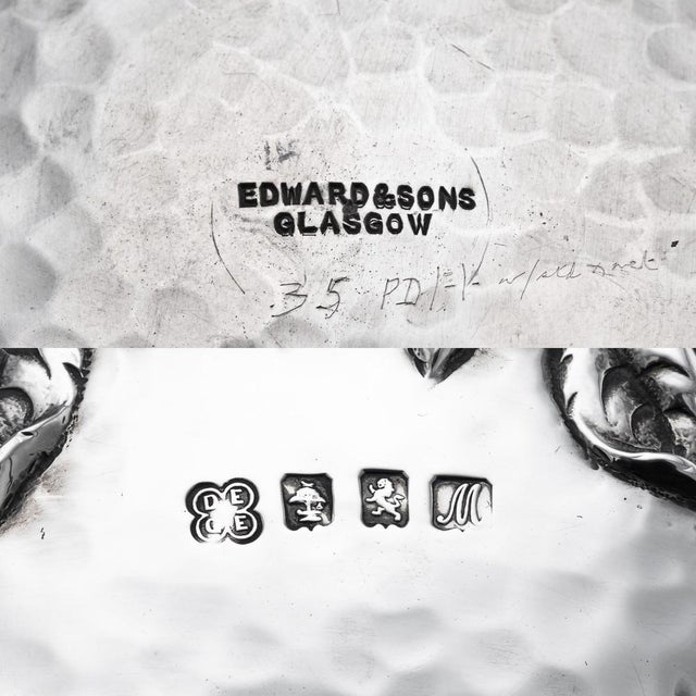 Antique Scottish Silver Rose Bowl, 1909 For Sale - Image 17 of 18