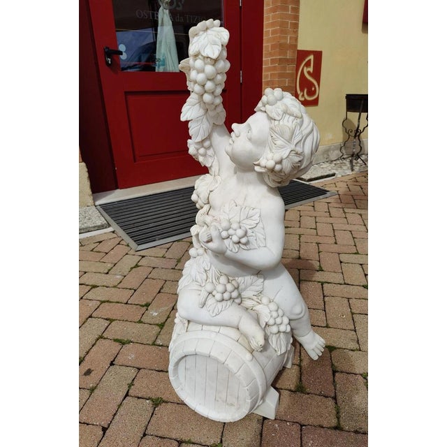 Unknown, Bacchus, Early 20th Century, Carrara Marble For Sale - Image 4 of 11