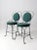Green Vintage Ice Cream Parlor Chairs Pair For Sale - Image 8 of 11