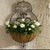 Vintage Wrought Iron Scrolled Wall Pocket Planter For Sale - Image 11 of 17