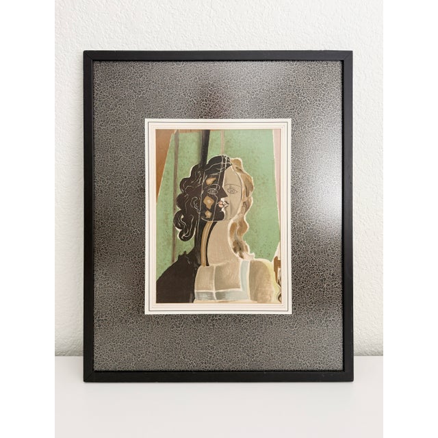 Cubist Lithograph "Figure" by George Braque, 1939, Attributed For Sale In Sacramento - Image 6 of 10