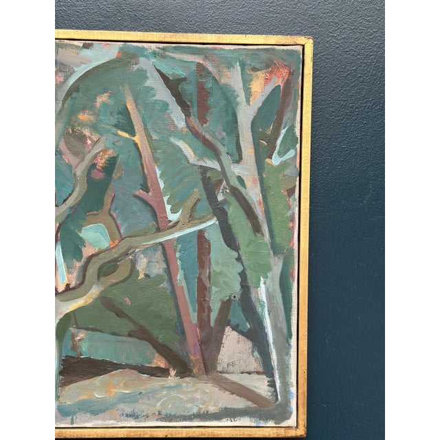 Thure Lindskoog, Forest, 1960s, Oil Painting on Canvas, Framed For Sale - Image 5 of 16