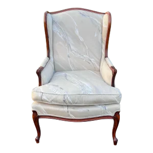 Vintage 1960’s French Provincial Wingback Chair