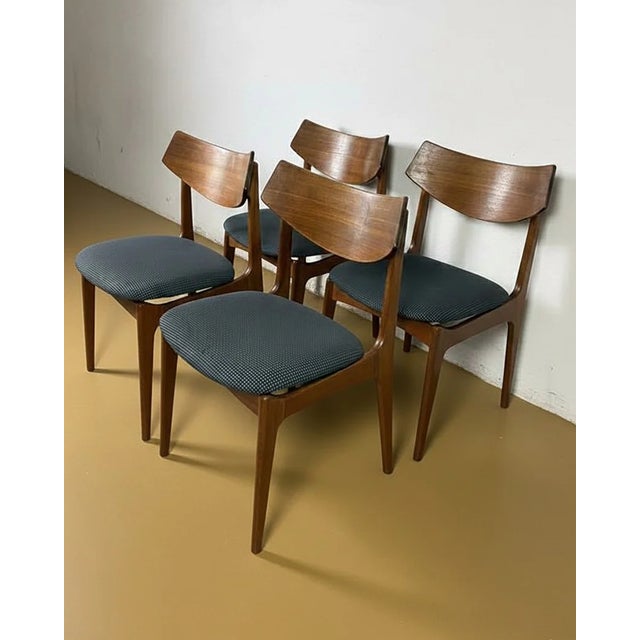 1950s Danish Chairs from Funder & Smith, 1950s, Set of 4 For Sale - Image 5 of 5