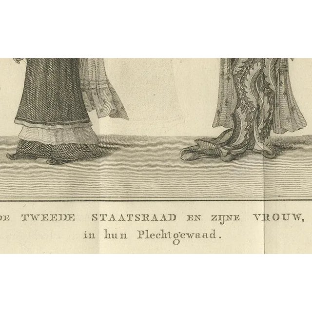 Burmese Minister and Wife in Ceremonial Dress, 1800, Paper For Sale - Image 5 of 10