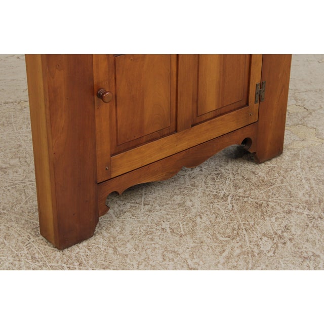 Pair Stickley Cherry Valley Corner China Cabinets For Sale - Image 13 of 18