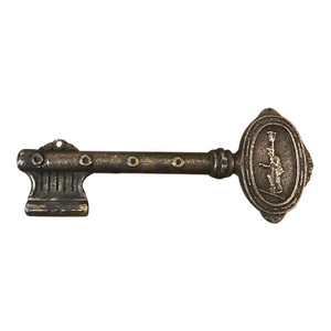 Antique Brass Door Key