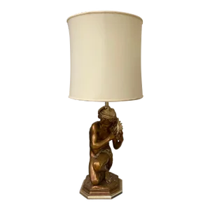 Large 1940s Neapolitan Fisherboy Statue Lamp