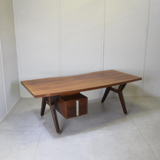 Tolomeo Executive Desk by Ennio Fazioli for Mim Roma, 1960s For Sale - Image 10 of 13