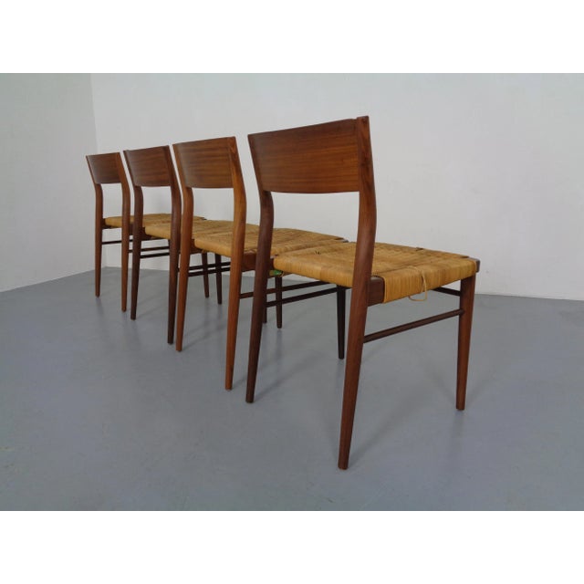 Wilkhahn Teak Side Chairs by Georg Leowald for Wilkhahn, 1960s, Set of 4 For Sale - Image 4 of 18