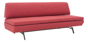 Red Fabric Sofabed, 1960s