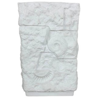 Op Art Biscuit Porcelain Vase from AK Kaiser, Germany, 1970s For Sale