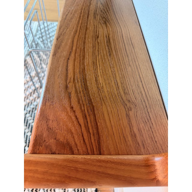 Brown Teak Wall Shelf from Dyrlund, Denmark, 1960s For Sale - Image 8 of 15
