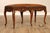 Rococo Style Leather Upholstered Carved Mahogany Window Bench For Sale - Image 13 of 18