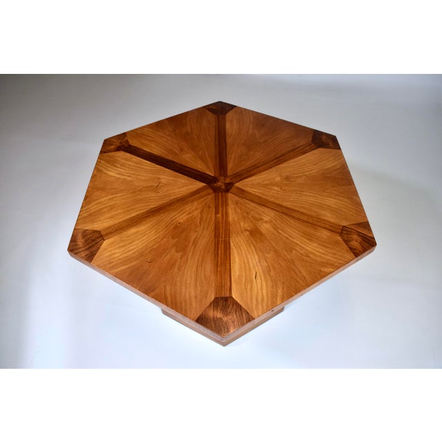 Chestnut Mid-Century Modern Side Table by Tomlinson, Pecan & Mahogany, 1960s For Sale - Image 8 of 11