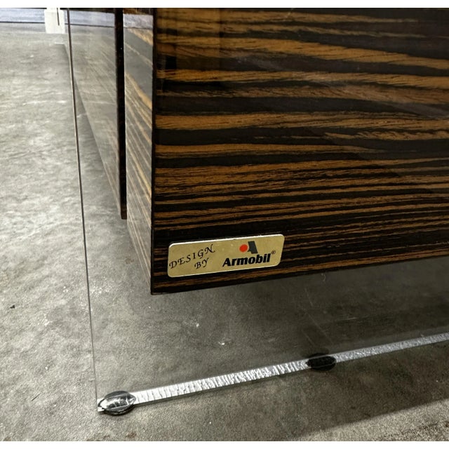 Sideboard in Chrome and Acrylic by Armobil For Sale - Image 5 of 16