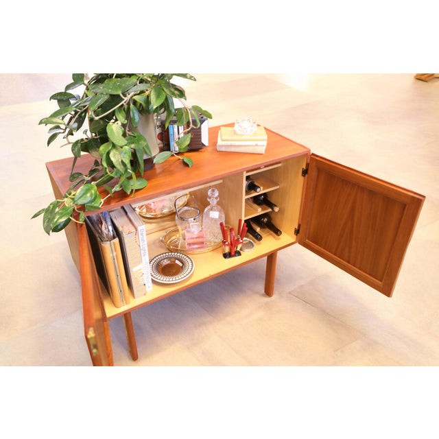 Danish Neat Bar Cabinet in Teak with Bottle Storage, 1970s For Sale - Image 10 of 12