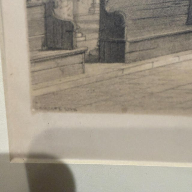 1960s Set of 3 Italian Architectural Etchings For Sale - Image 11 of 12