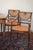 Vintage Games Table with Matching Bergere Chairs, Set of 5 For Sale - Image 6 of 18