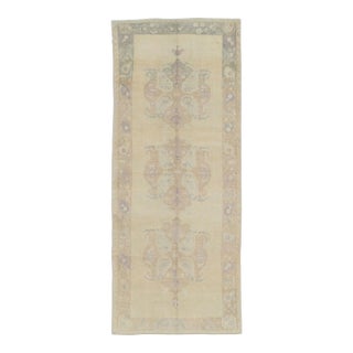 Galerie Shabab Collection Mid-20th Century Turkish Anatolian Wide Gallery Runner For Sale
