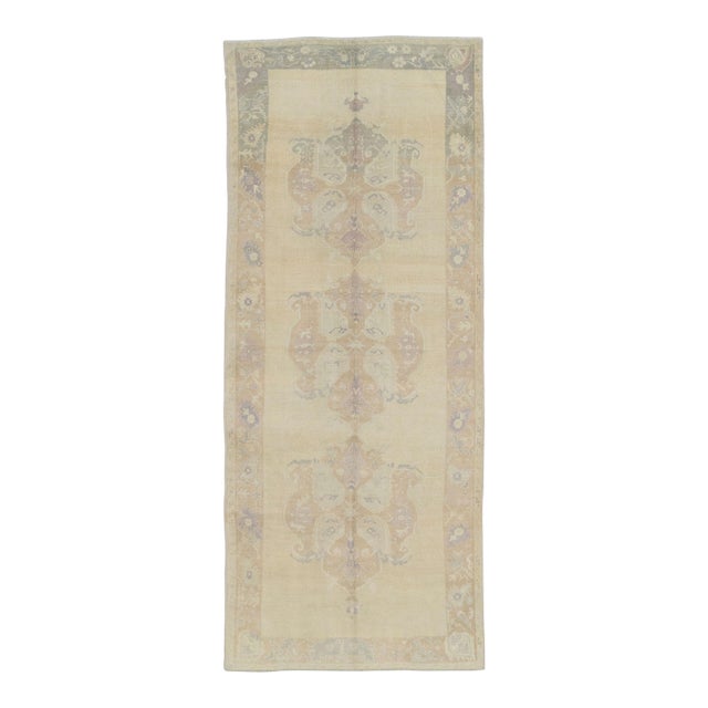 Galerie Shabab Collection Mid-20th Century Turkish Anatolian Wide Gallery Runner For Sale