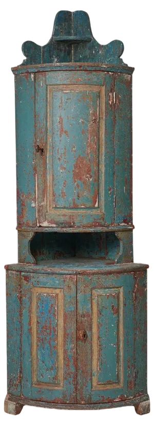 Swedish Folk Corner Cabinet