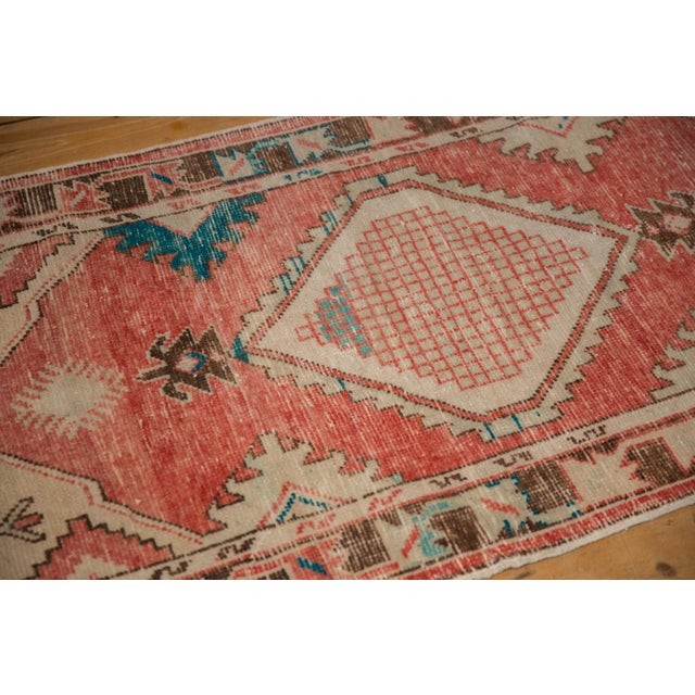 Old New House Vintage Distressed Oushak Rug Runner - 2'6" X 5'3" For Sale - Image 4 of 8