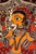This exquisite hand-painted Madhubani painting by Mamta Devi, recipient of the National Award in 2016, depicts Lord...