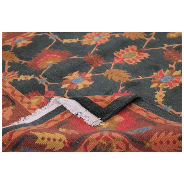 Chinese Handwoven Tibetan Area Rug 5'9" X 8'11" For Sale - Image 3 of 6