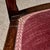 Antique English Edwardian Mahogany Desk Armchair in Velvet, 1890s For Sale - Image 14 of 17