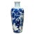 Chinese Blue White Porcelain Round Body People Theme Vase For Sale