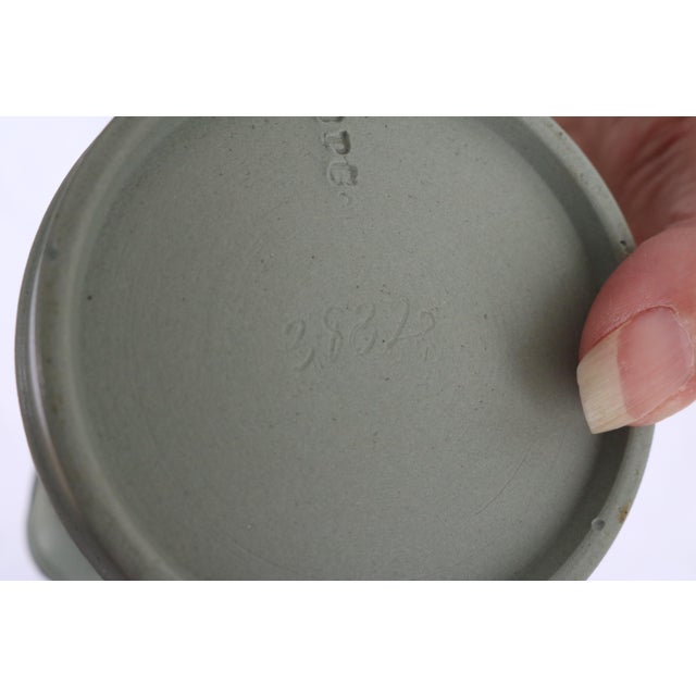 19th Century English Brownhills Hunting Scene Jasperware Jug With Pewter Lid For Sale - Image 11 of 13