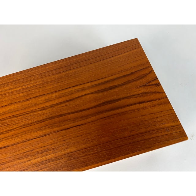 Wood No. 127 Wall Console in Teak by Kai Kristiansen for Aksel Kjersgaard, 1960s For Sale - Image 7 of 17