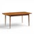 Broyhill Brasilia Mid Century Walnut Expanding Dining Table With 1 Leaf For Sale In Chicago - Image 6 of 10