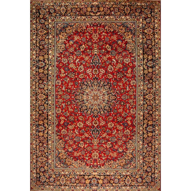 Middle Eastern Rug in Wool For Sale