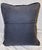 1990s Handwoven Kilim Textile Accent Pillow – Geometric Tribal Design, Down Insert For Sale - Image 5 of 10