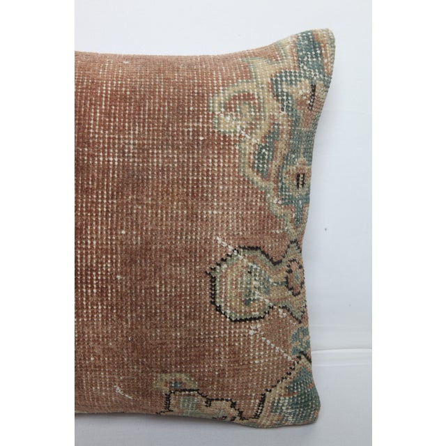 Late 20th Century Turkish Vintage Rug Pillow - 16'' X 22'' For Sale - Image 5 of 9