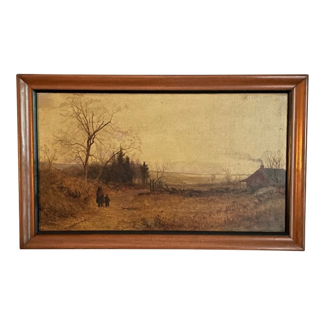 Jervis McEntee - Autumn Landscape 1862 For Sale