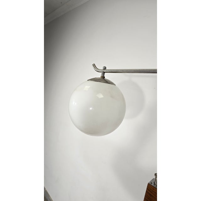 Art Deco Floor Lamp in Wood For Sale - Image 11 of 13