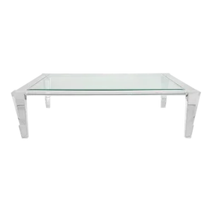 Charles Hollis Jones Manner Acrylic & Glass Table