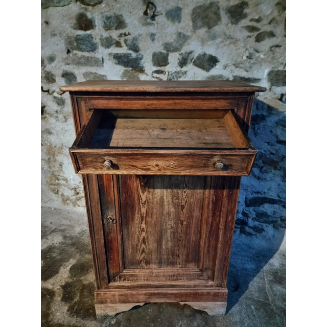 Antique Rustic French Pine Cabinet, 1800s For Sale - Image 10 of 16