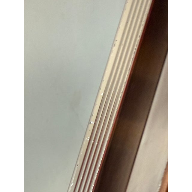 Kaymet Ribbed Tray Art Deco Style Anodized Aluminum Laminate 23” For Sale In New York - Image 6 of 6